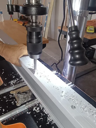 Cut-to-measure components on Dam It Defense fabrication floor